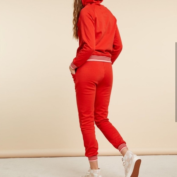 Ban.do Red Jogger Pants - Picture 2 of 2